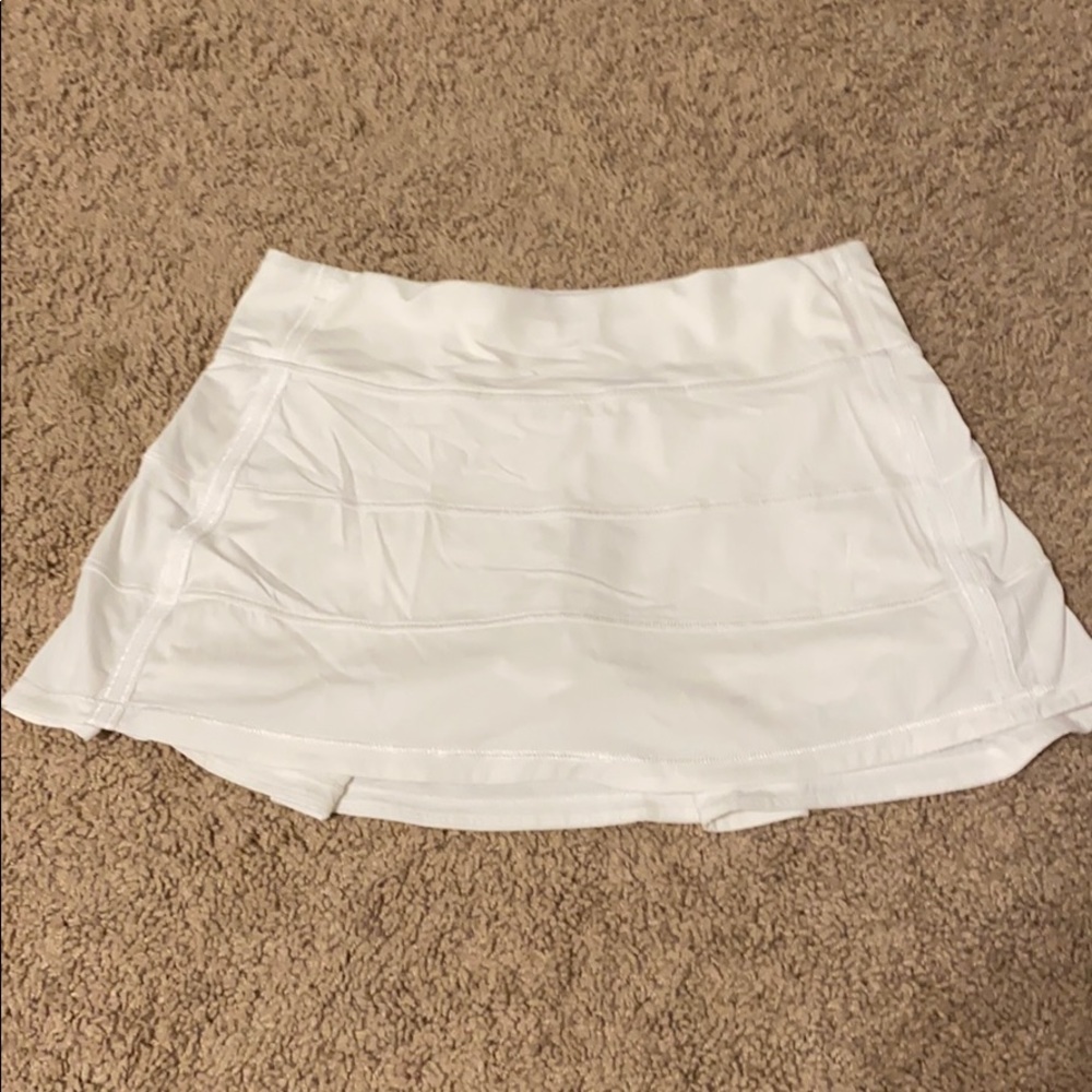 LuluLemon White Tennis Skirt